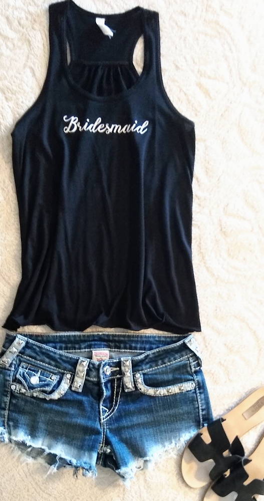 Bridesmaid tank